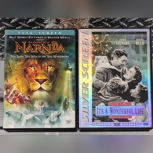 DVD Classics:  Chronicles of Narnia & It's A Wonderful Life EUC #1159